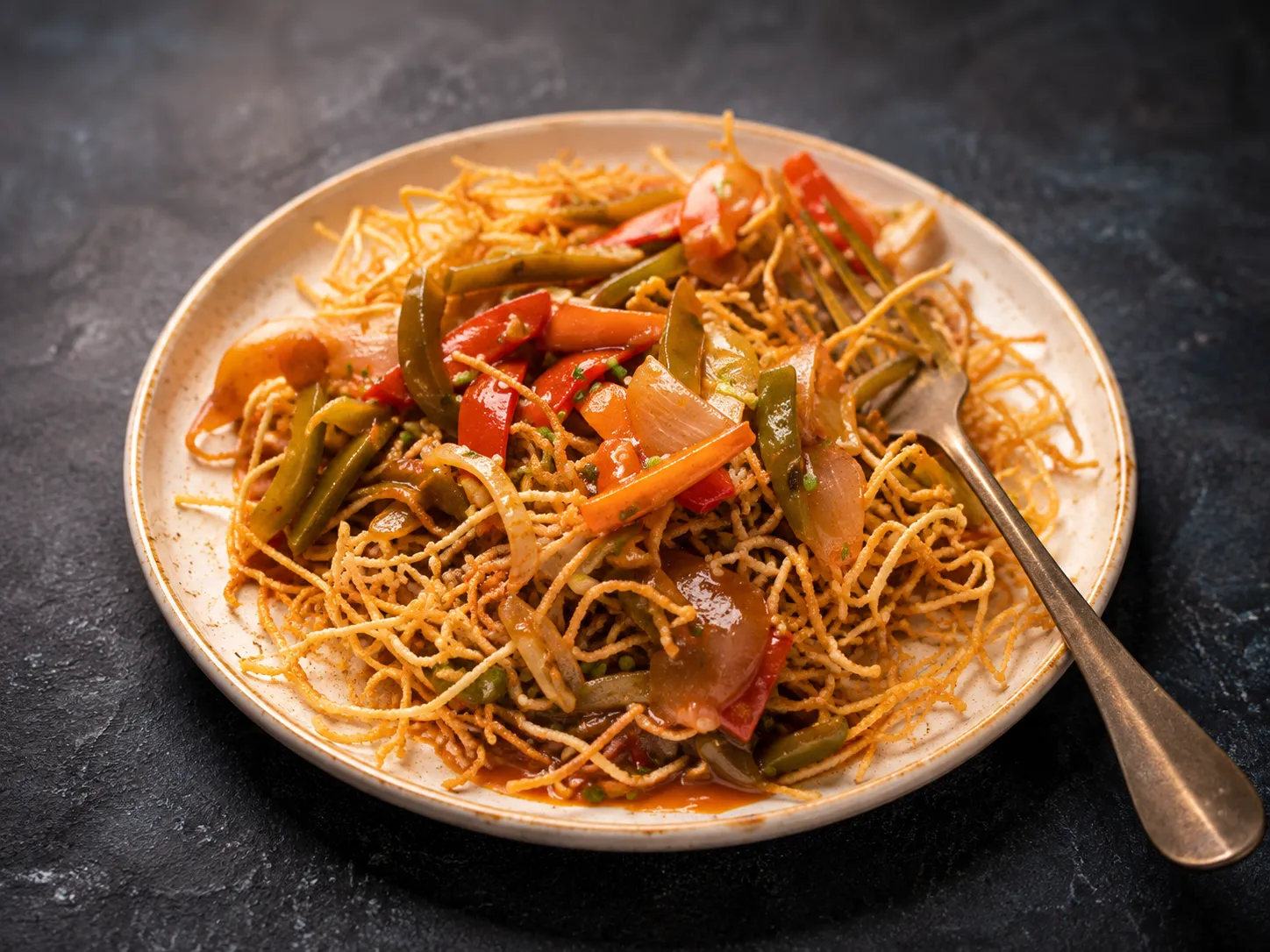 Deluxe Special Chop Suey at Hi-Ball Restaurant, Chinese food on Academy Road in Winnipeg